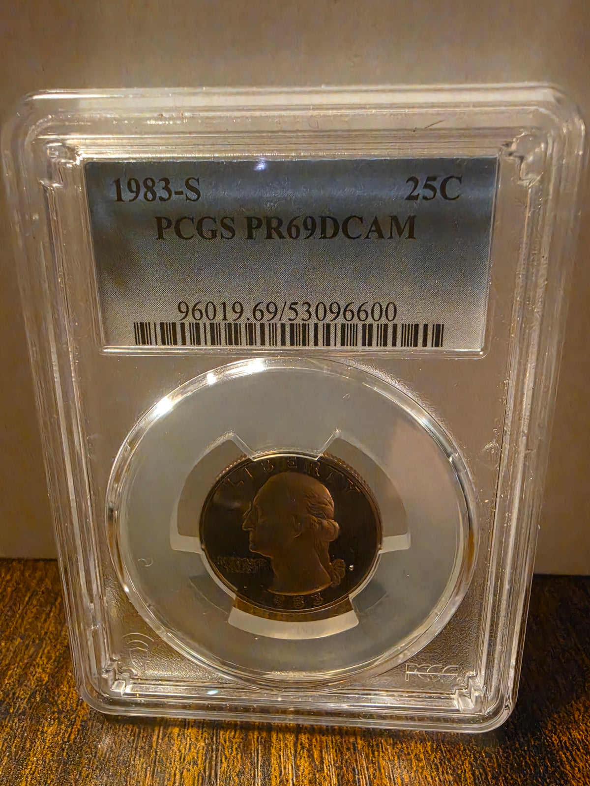 1983 S 25C Washington Quarter Proof PCGS PR69DCAM