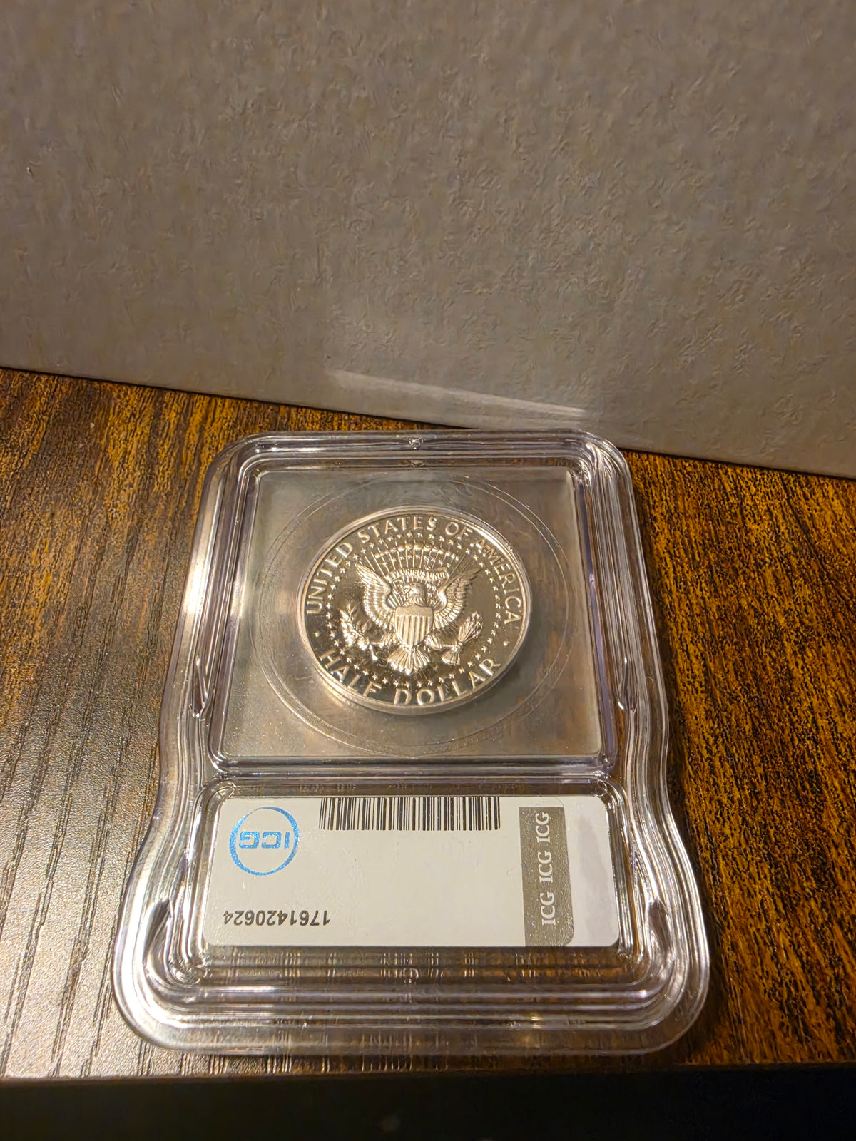 1986-S 50c ICG-PR69DCAM Kennedy Half Dollar Slab