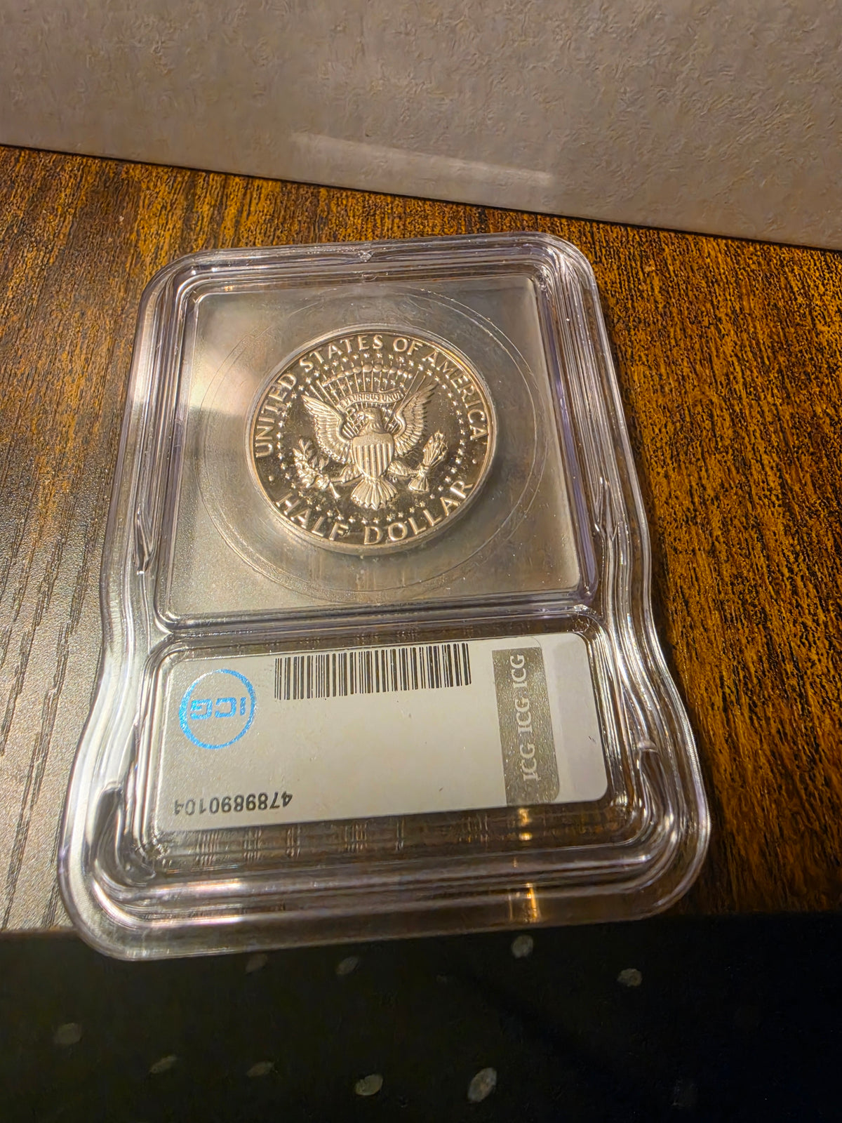1982-S 50c ICG-PR69DCAM Kennedy Half Dollar Slab