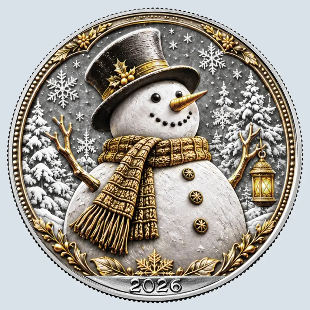 ORDER/PAYMENT Due Date 10/25/26. 2026 U.S. Eagle The Joy of Winter Edition 1 oz Silver Coin