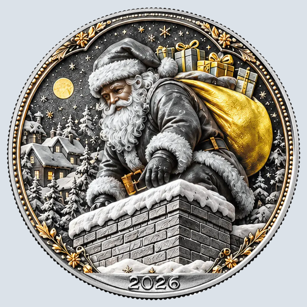 ORDER/PAYMENT Due Date	10/25/26.                                               2026 U.S. Eagle Santa's Midnight Journey Edition 1 oz Silver Coin