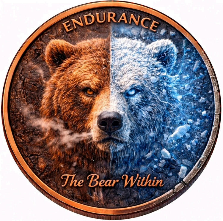 2026 Endurance - The Bear Within 1 oz Copper Round in capsule