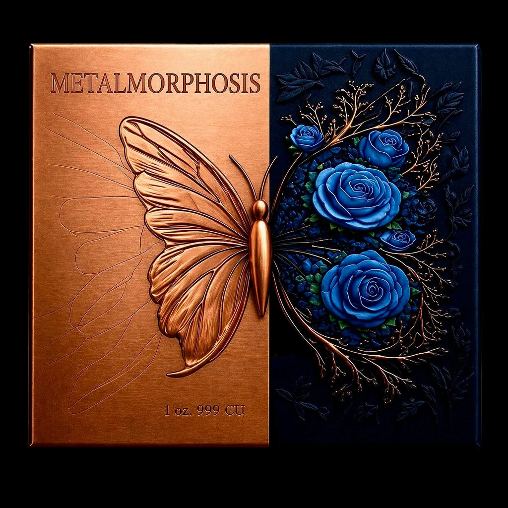 METALMORPHOSIS 1 oz .999 Copper Butterfly Art Coin
