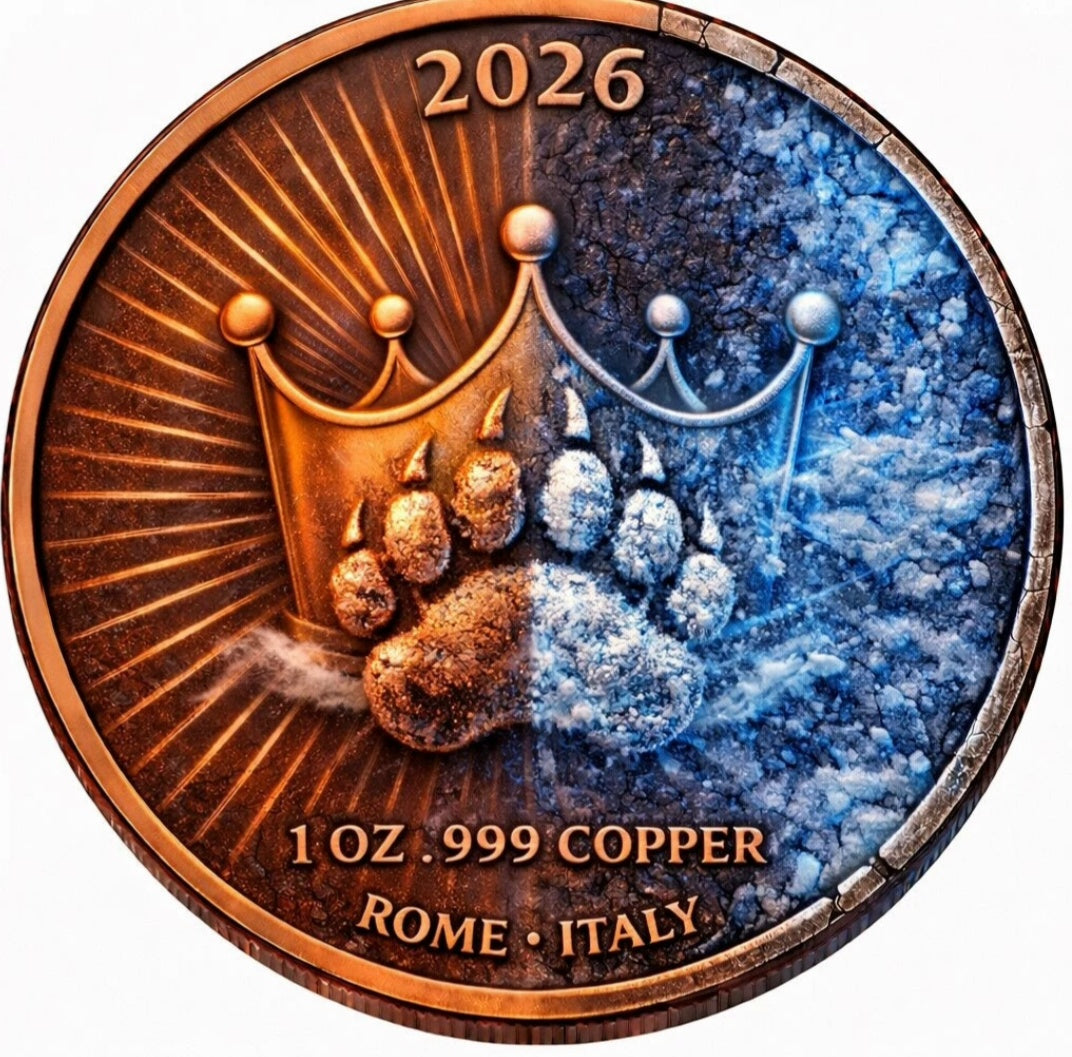 2026 Endurance - The Bear Within 1 oz Copper Round in capsule