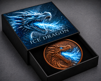 Ice Dragon 1oz Copper Boxed