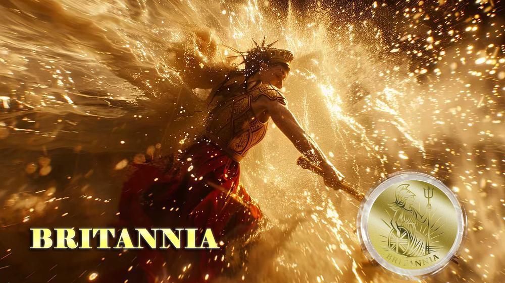1/1000 Oz Gold Coin in Card 2026 Britannia Card Collectible