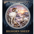 1 oz Bighorn Sheep – North American Wildlife Series .999 Fine Copper Colorized Ultra High-Relief Round