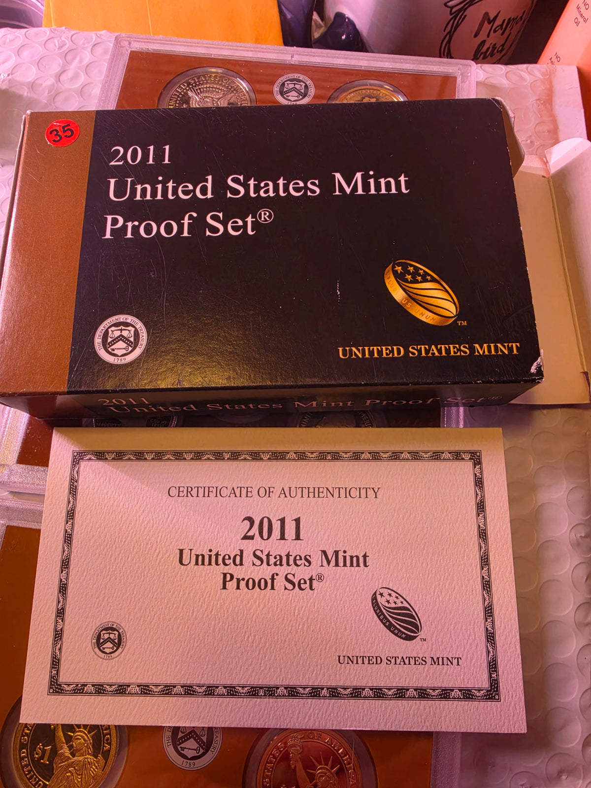 2011 United States Mint Proof Set